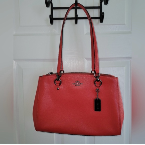 Coach Leather Etta Carryall - Picture 1 of 11